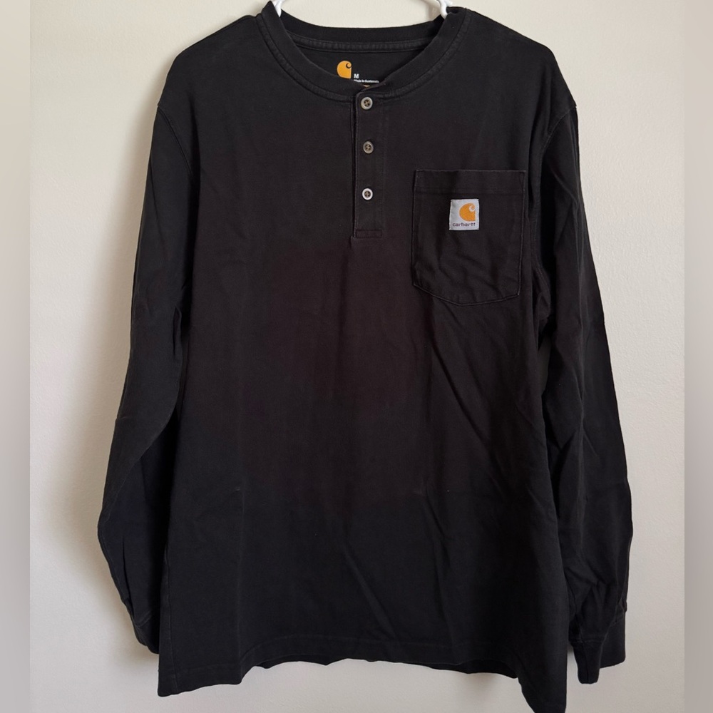 Carhartt Dearborn Loose Long Sleeve Henley T-Shirt